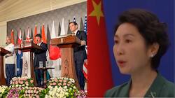 China objects Quad meeting, says ‘Cooperation between countries should not..."