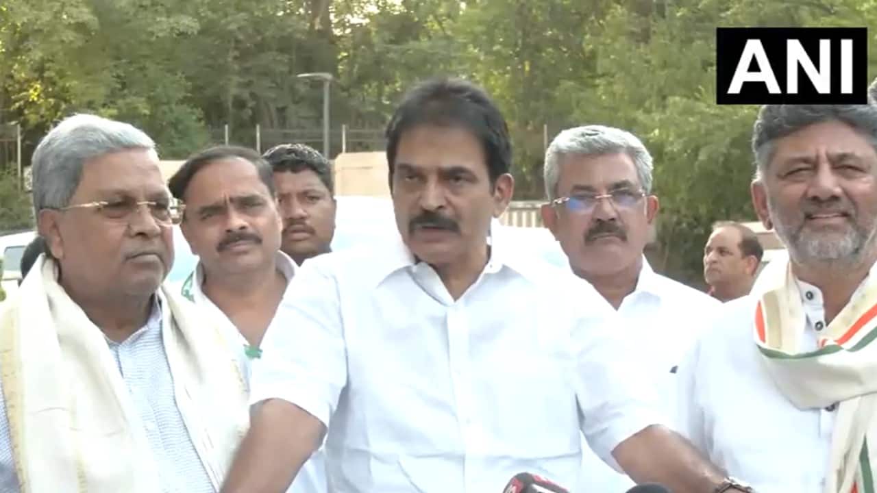 Congress brushes off Karnataka CM change speculations, says `meeting centred on upcoming Rajya Sabha polls`