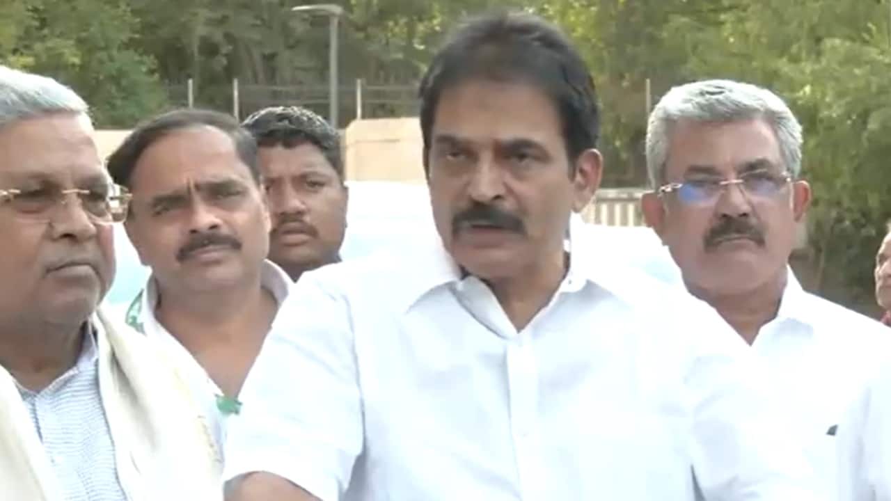 Congress brushes off Karnataka CM change speculations, says `meeting centred on upcoming Rajya Sabha polls`