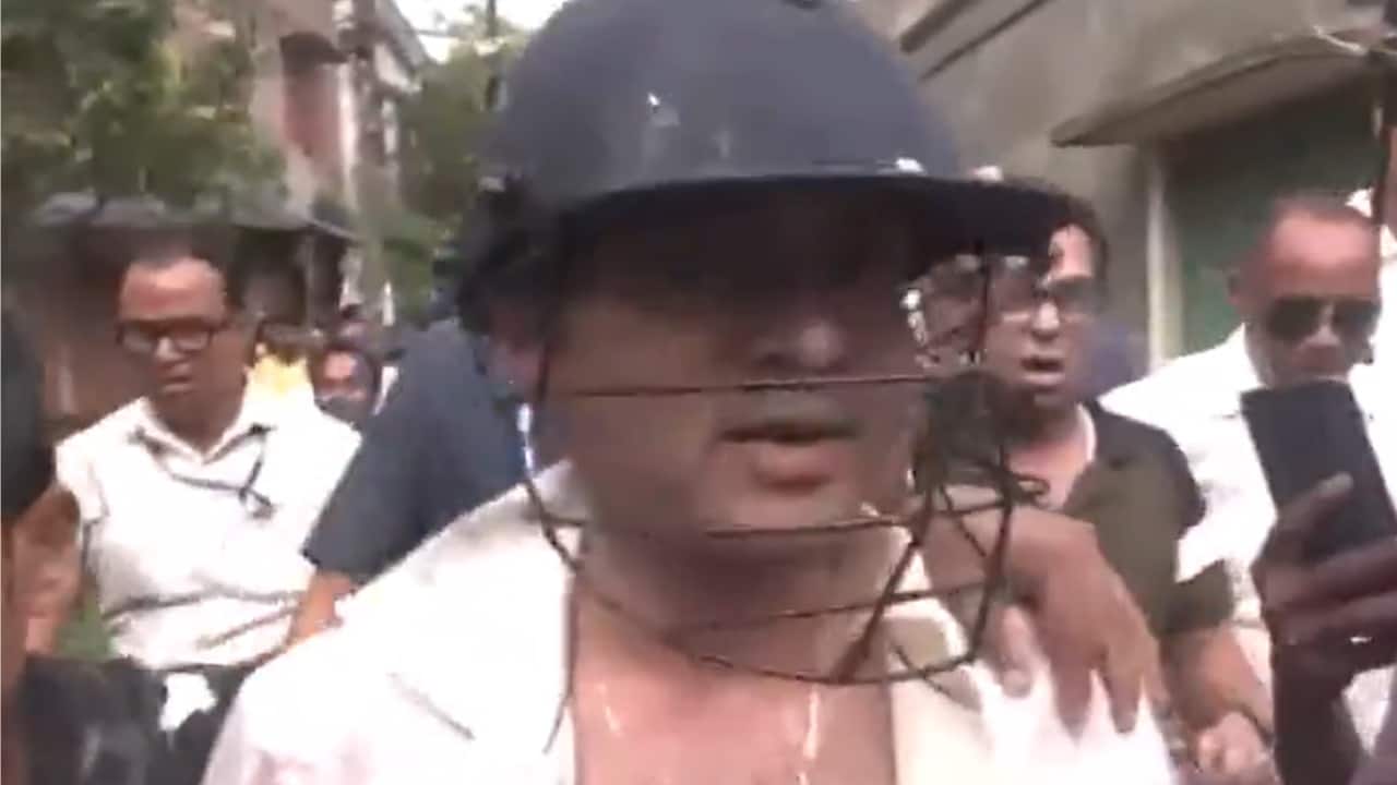 `All BJP-sponsored`: TMC MP Abhishek Banerjee after eggs, stones thrown at him | WATCH