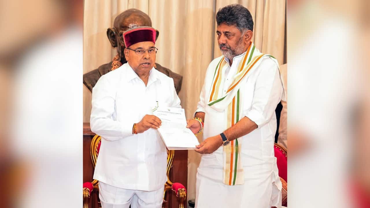Karnataka governor invites DK Shivakumar to form the next government; swearing-in on June 3