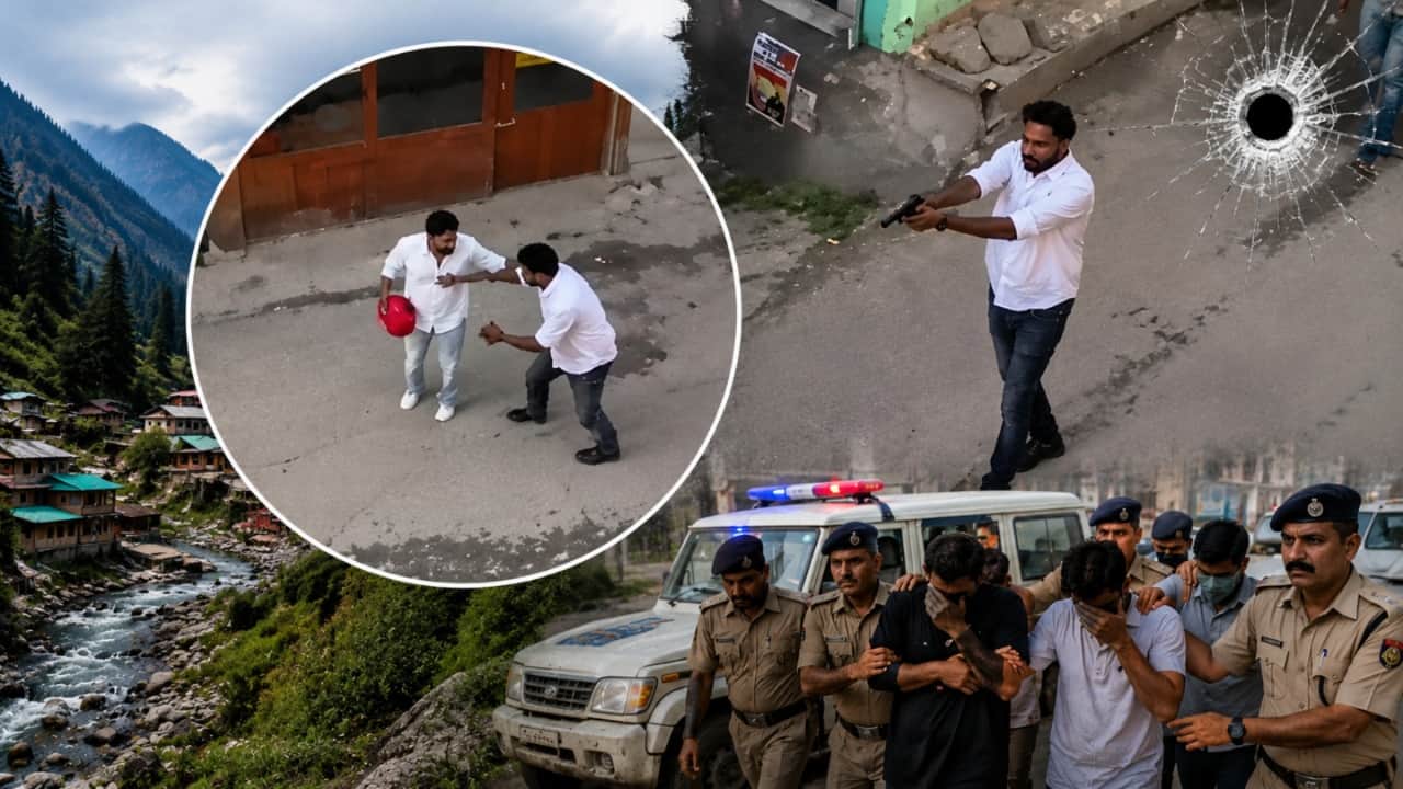 Horror in Himachal: Tourist shoots local youth in Kasol market over parking brawl; video of gun brandishing goes viral