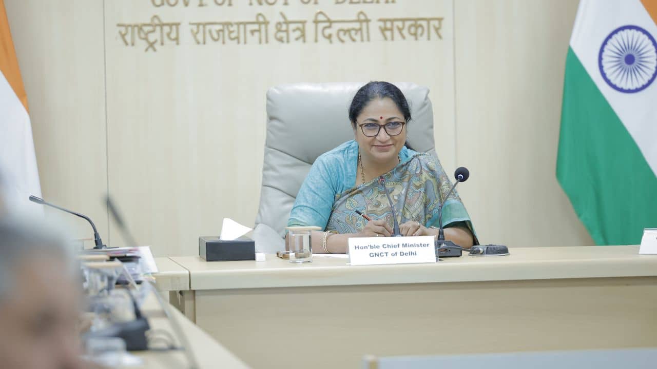 Delhi CM Rekha Gupta joins ‘Youth for Viksit Bharat Convention’