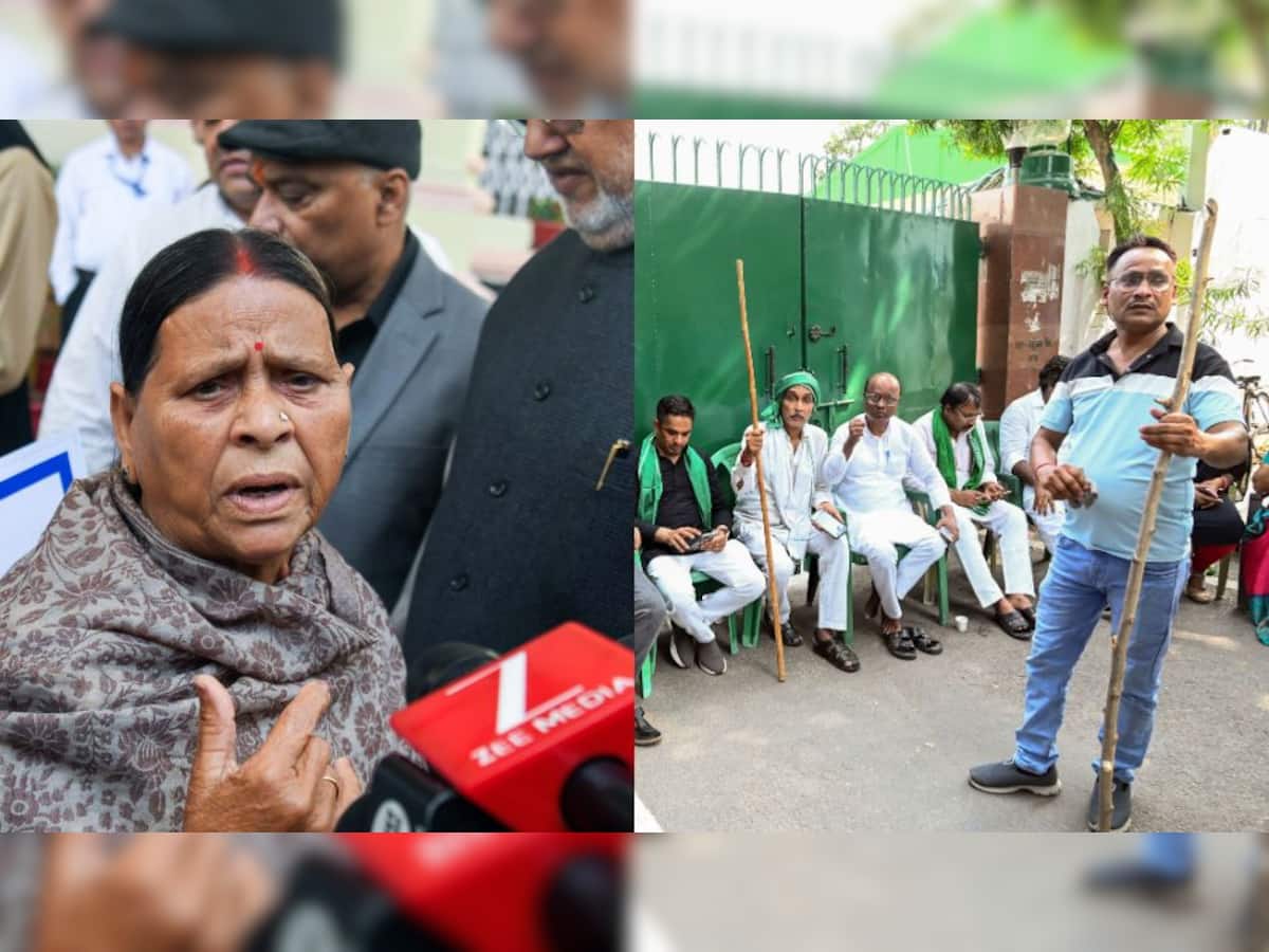 RJD workers guard Rabri Devi`s residence as security row esc