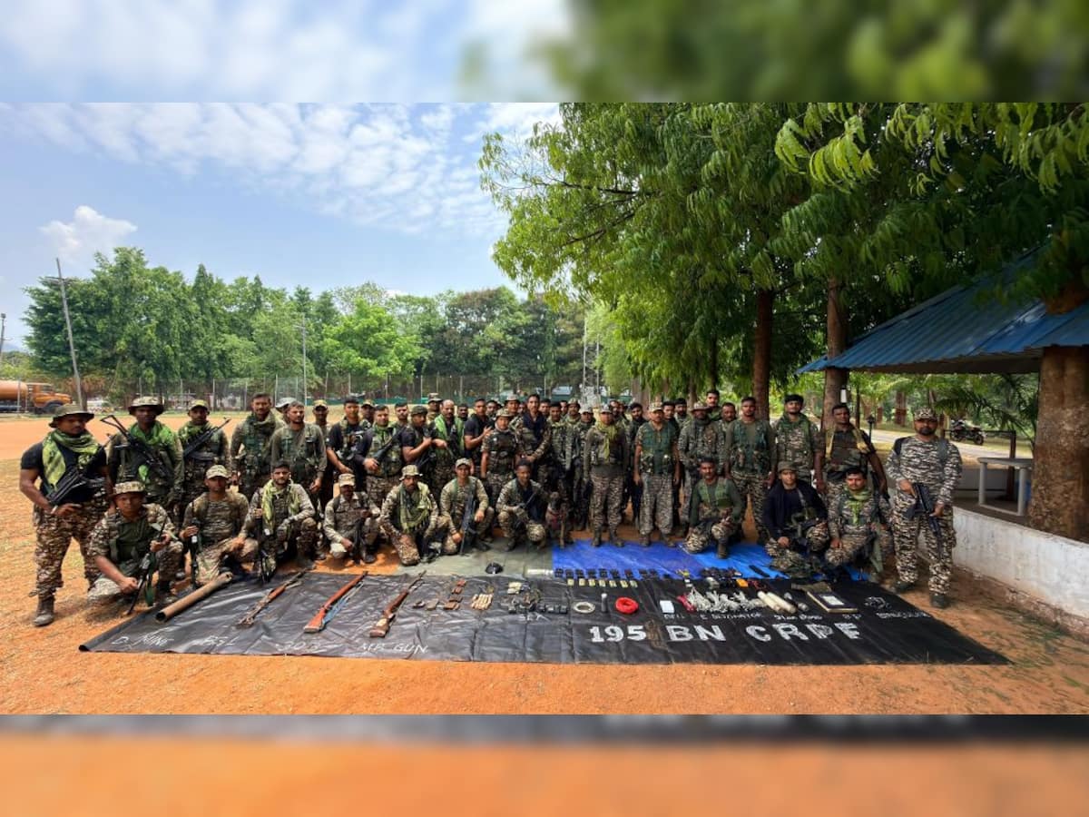 Chhattisgarh: Security forces recover arms, explosives from 
