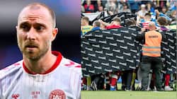 Christian Eriksen collapses during Denmark vs Ukraine match