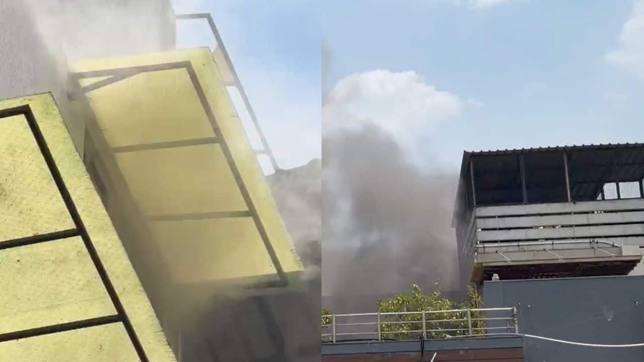 Delhi: Fire breaks out at multi-storey building in
