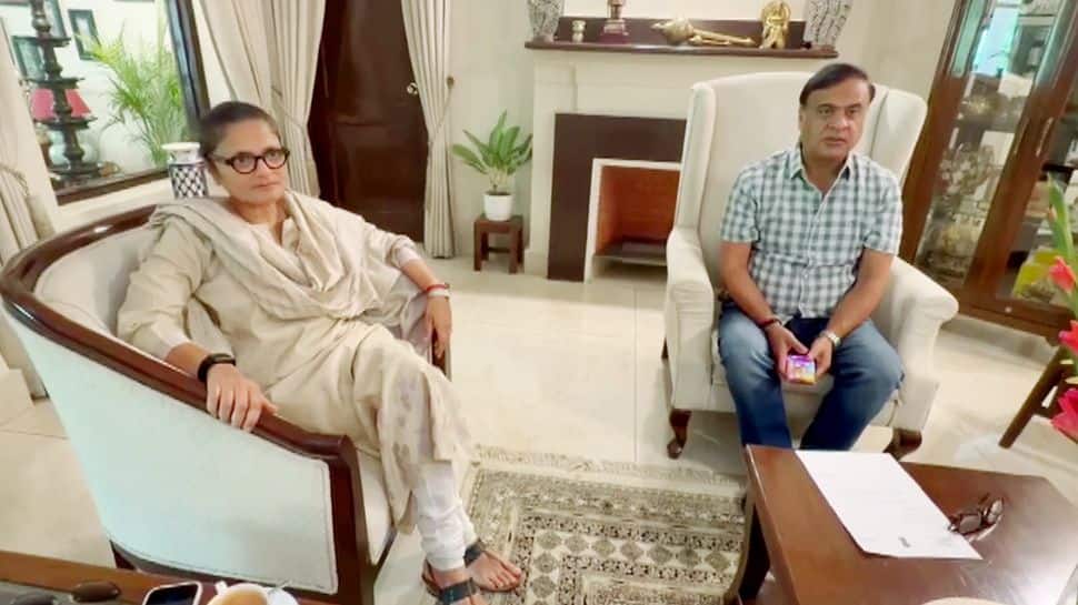 TMC`s Sushmita Dev resigns from Rajya Sabha; second party MP to step down in a week; meets Assam CM Himanta
