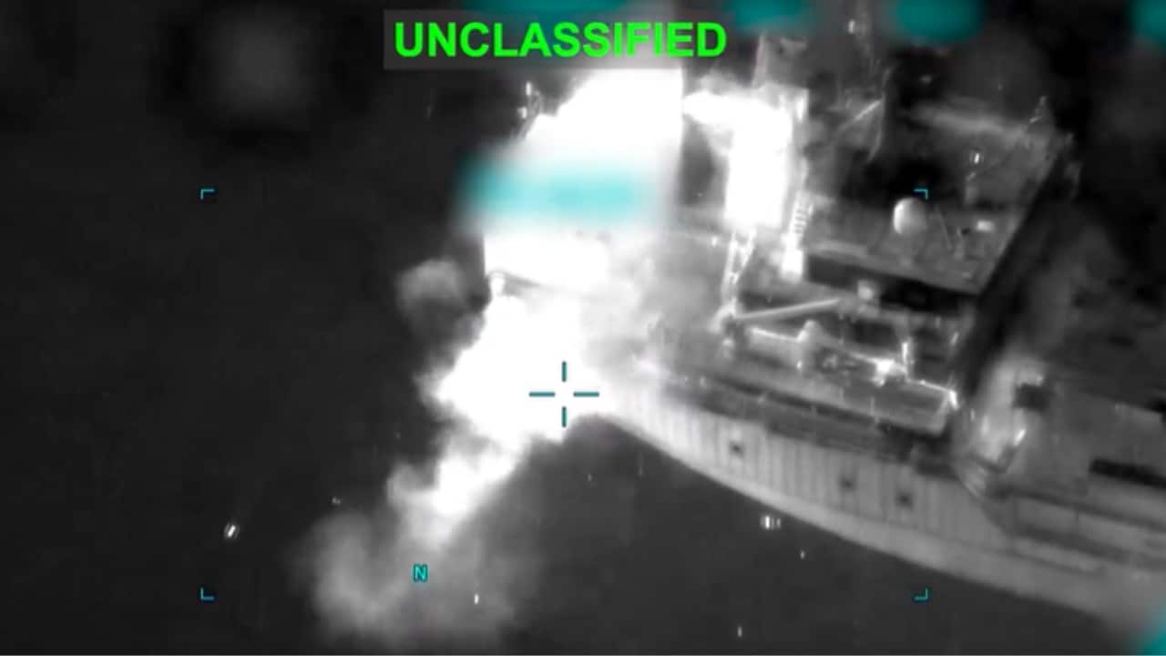 US releases video showing Hellfire missile strikes