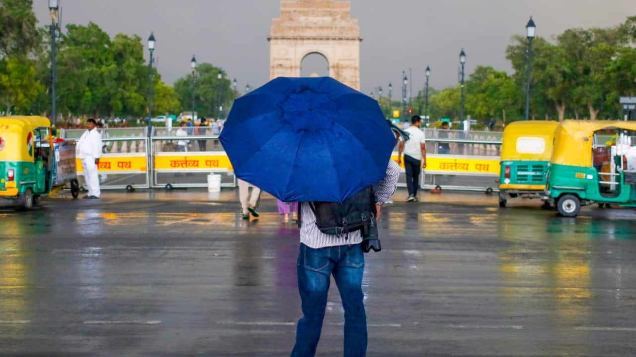 Delhi rain update: Pre-monsoon showers lash capital, bring massive heatwave relief; waterlogging in Tughlakabad