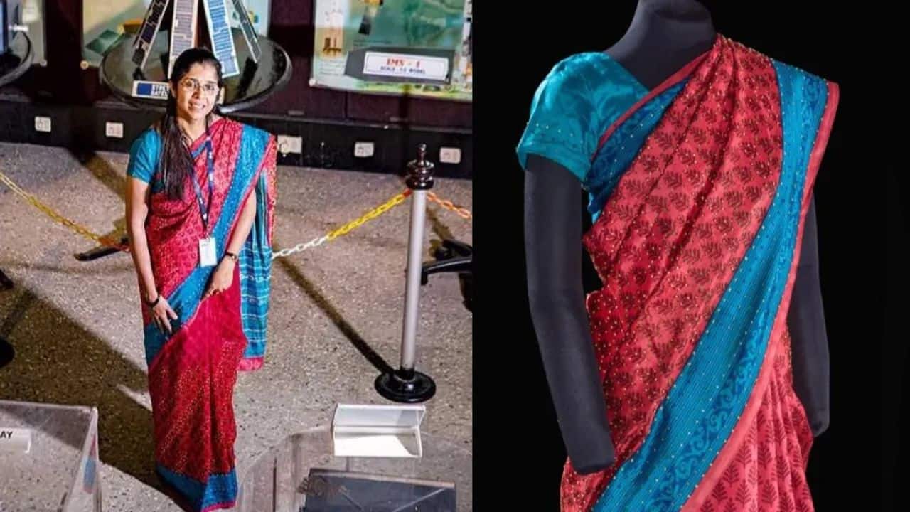 How and why a saree worn during India’s Mangalyan mission ended up in top US museum