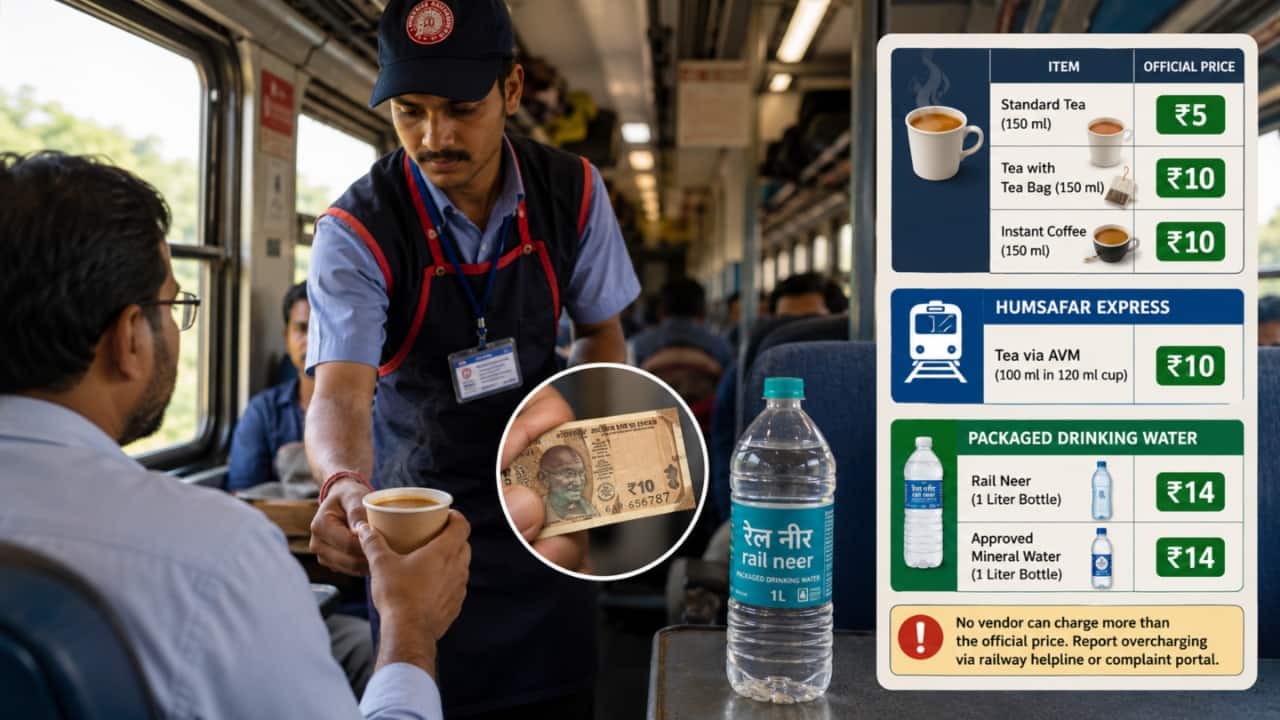 The Rs 5 train tea reality: How onboard vendors secretly overcharge millions of rail passengers daily