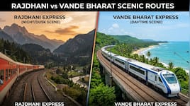 I asked Gemini to compare Rajdhani vs Vande Bharat scenic routes- Check deets