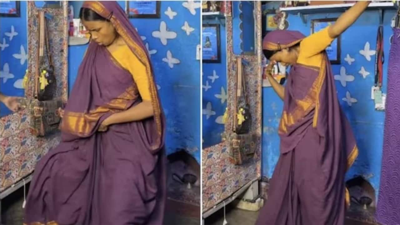 Moonwalk in a saree? Bihar`s Komal Kumari wins the internet with flawless Michael Jackson dance tribute | VIRAL VIDEO