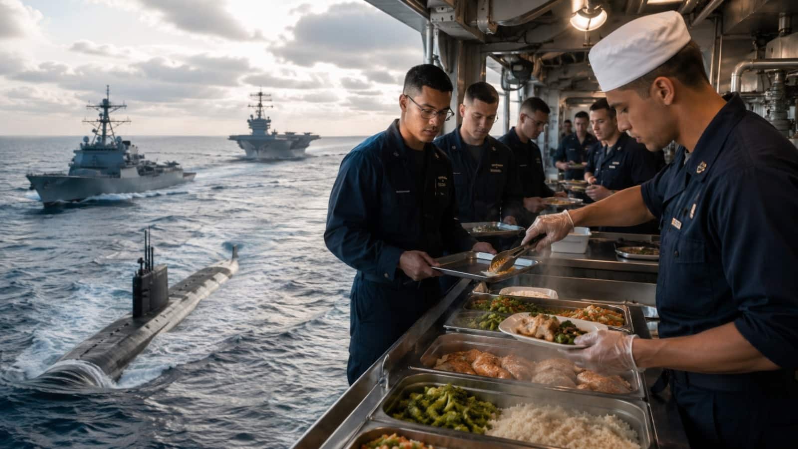 Fueling the fleet: How navy chefs turn simple oats and eggs into tactical energy at sea | VIDEO