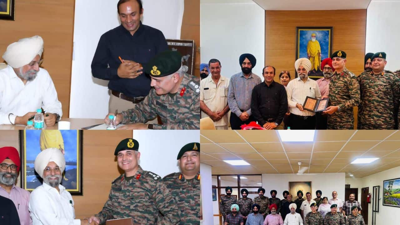 Sikh regiment signs MoU with GNDU to enable higher education for Agniveers