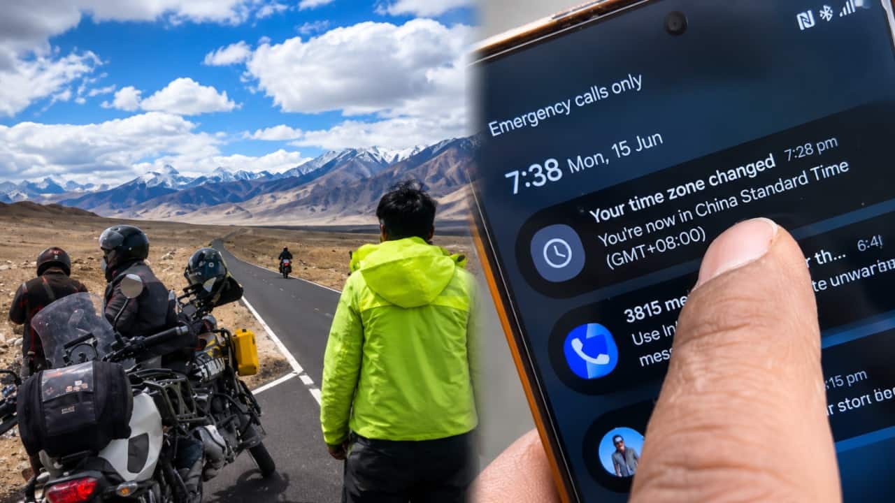 Signal intrusion on LAC? Domestic tourists shocked as mobile phones catch Chinese network in Ladakh | VIDEO