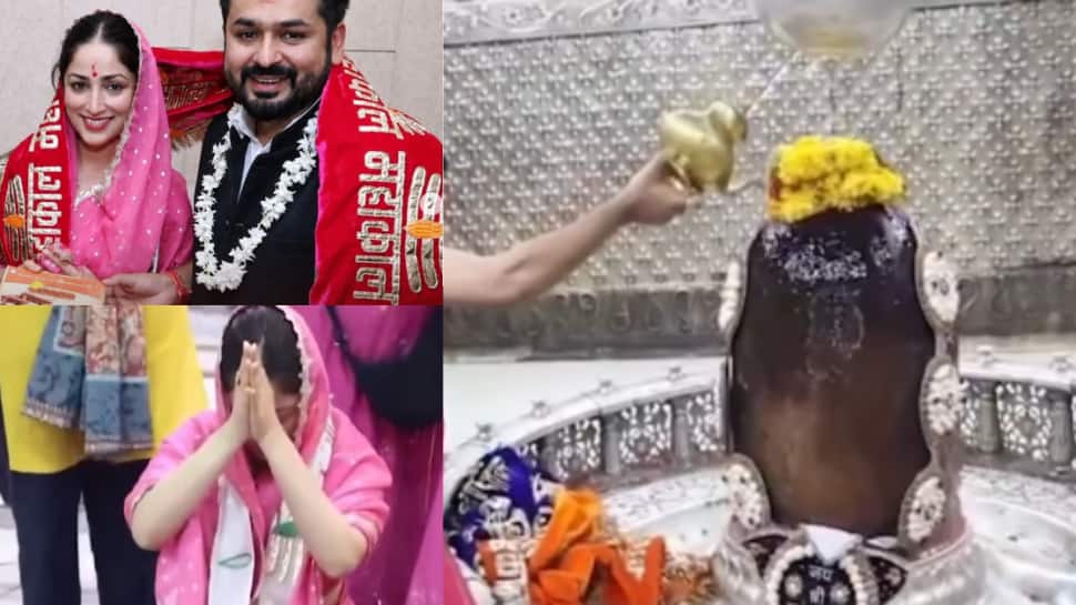 Yami Gautam visits Ujjain's Mahakaleshwar temple with Aditya Dhar, says ‘Baba called me’
