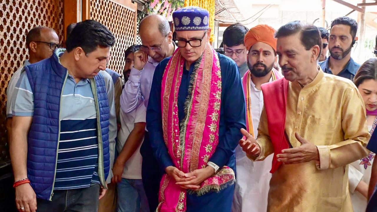 J&K CM Abdullah reviews arrangements for annual Mata Kheer Bhawani Mela