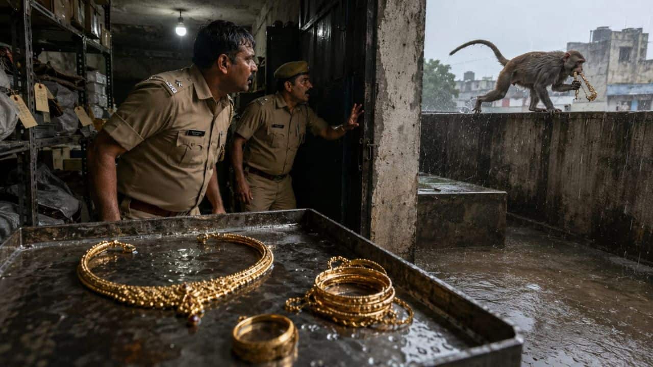UP shocker: Police claim Malkhana gold worth Rs 1 Crore `melted in rain` and rest `stolen by monkeys`