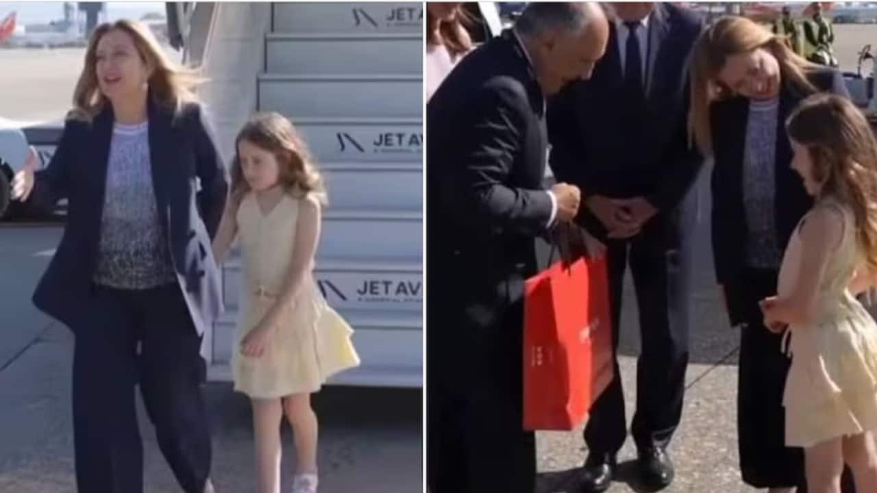 Viral video: Giorgia Meloni's daughter Ginevra wins hearts with shy moments at G7 Summit