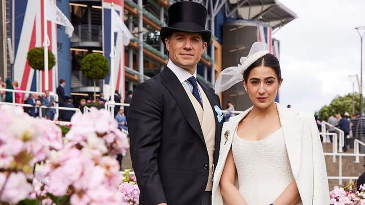 'Pataudi princess x Superman': Sara Ali Khan meets Henry Cavill at Royal Ascot & internet can't keep calm!