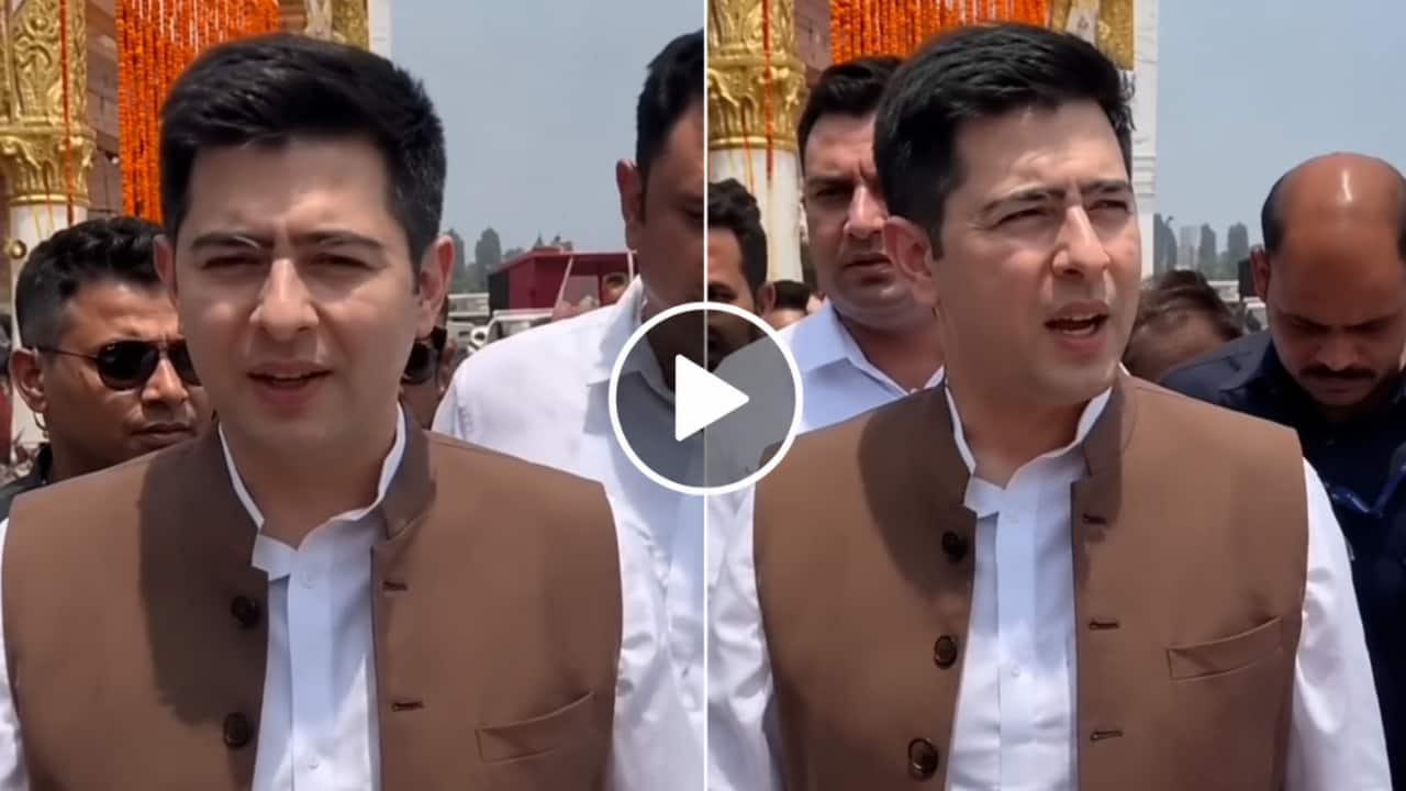 `Bas ab band kar do camera`: Raghav Chadha snaps when asked about silence on NEET after joining BJP | VIRAL VIDEO