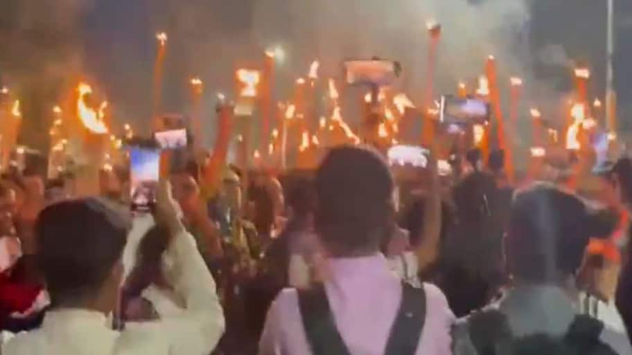 Hindus in Bangladesh hold torchlight protest against alleged disrespect to Lord Ram
