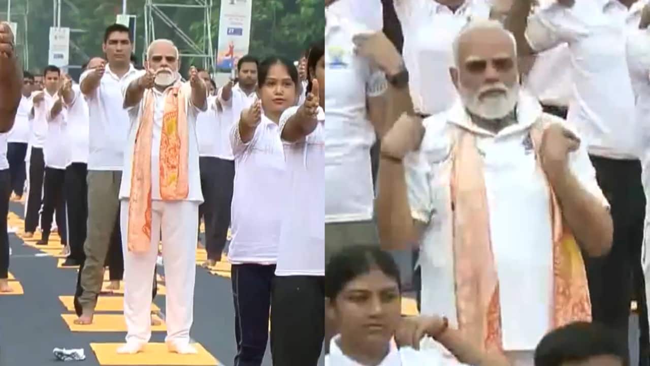 PM Modi leads International Yoga Day celebrations in Kolkata; says `entire nation, world, seems connected`