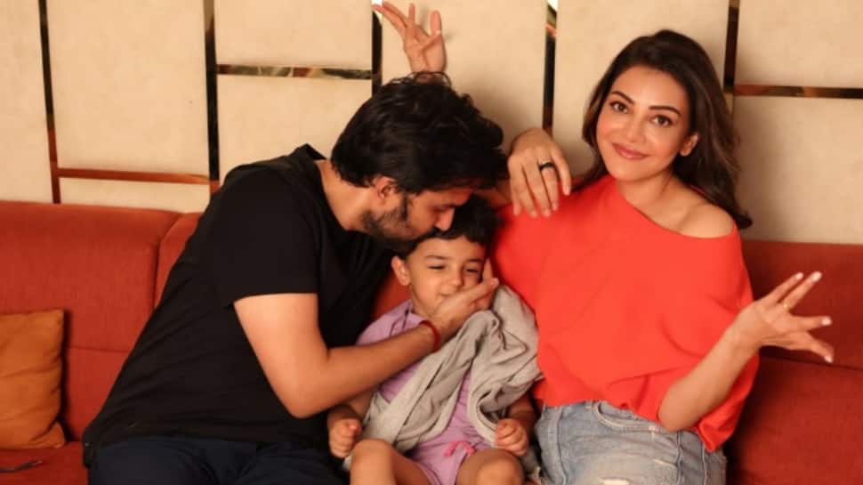 Kajal drops unseen family moment with Gautam and son Neil on Father's Day