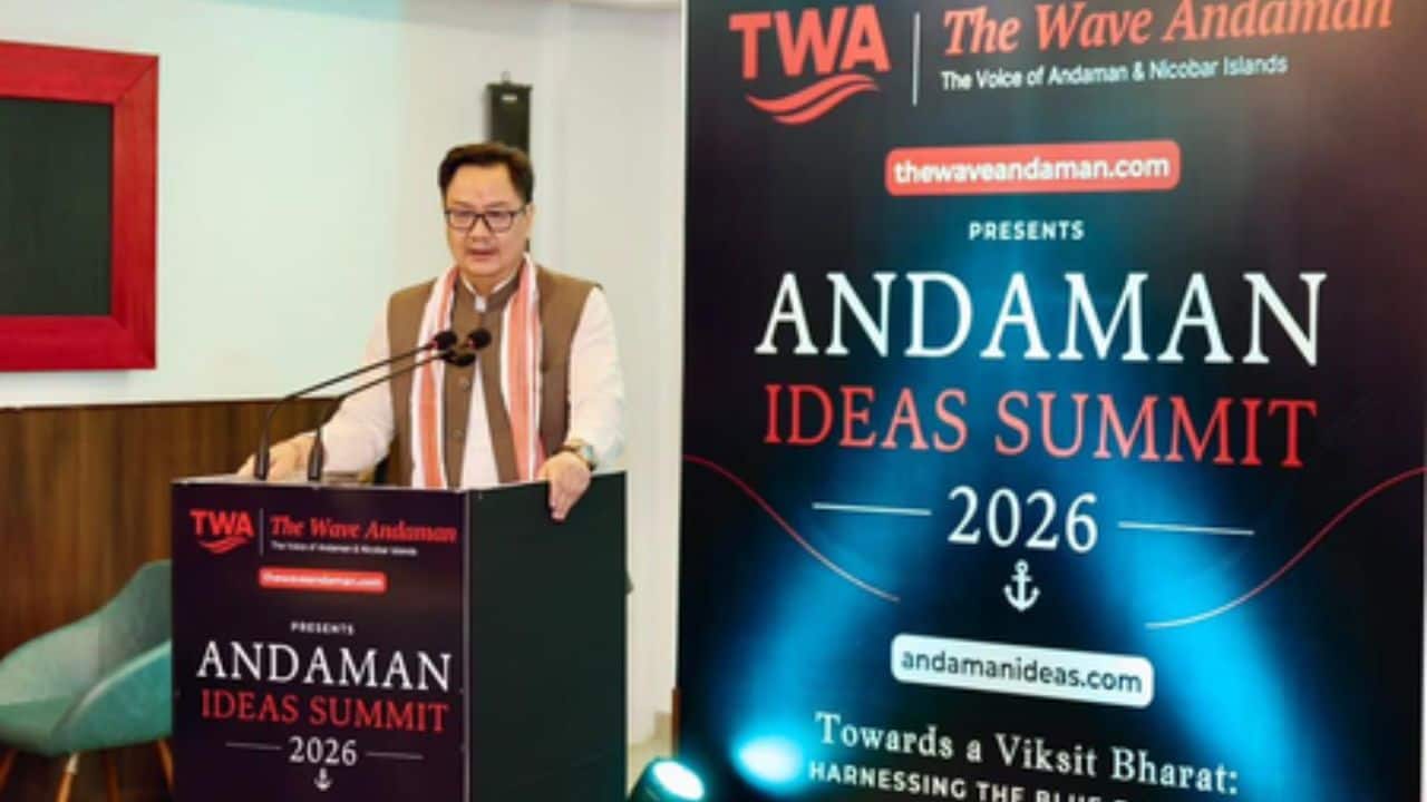 `External agencies fuelling opposition to Great Nicobar project`: Kiren Rijiju