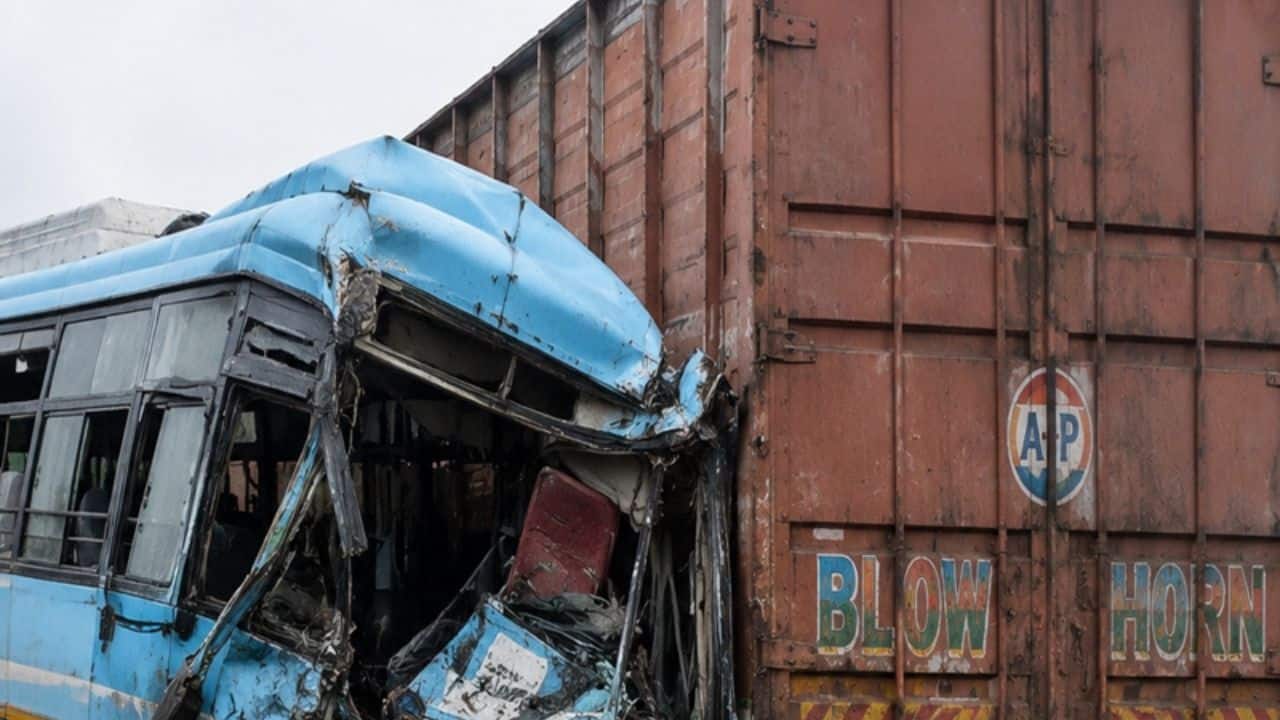 Bengal road accident: Bus crashes into stationary trailer; 4 killed, several injured
