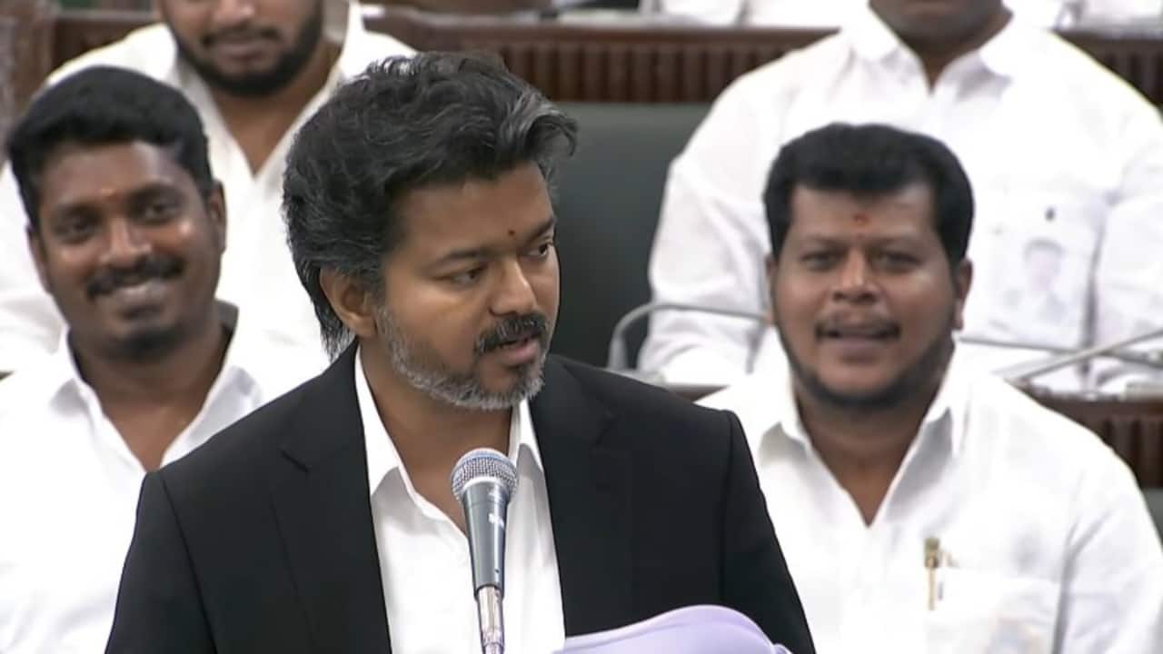 Tamil Nadu CM Vijay slams NEET, says `state will stick to 2-language policy`