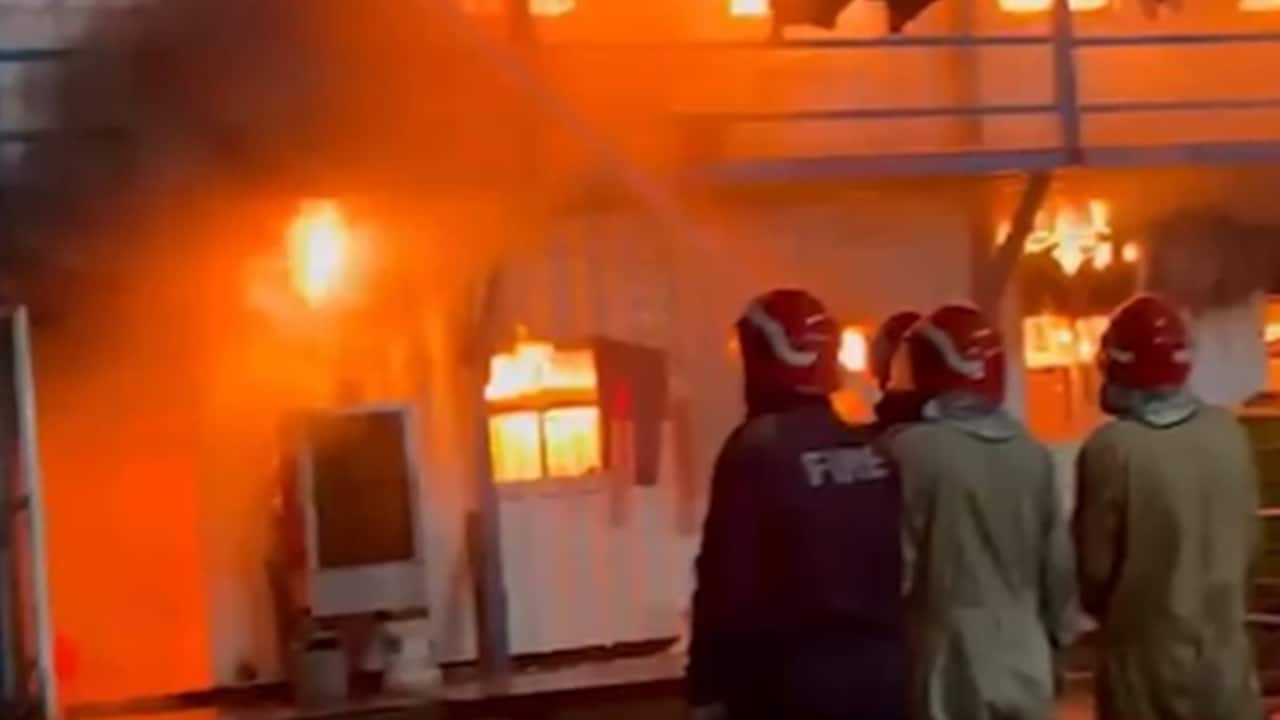 Delhi: Massive fire erupts at labour settlement near Udyog Bhawan; no casualties reported