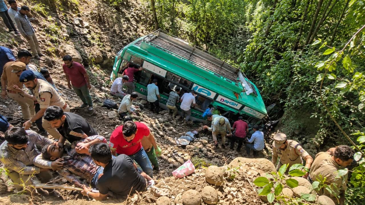 Kathua road accident: 23 pilgrims injured as minibus falls into Gorge in Simbli; two critical