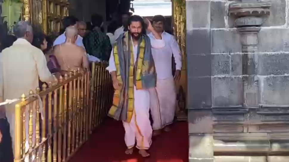 Nani visits Tirumala temple, seeks blessings amid buzz around 'The Paradise'