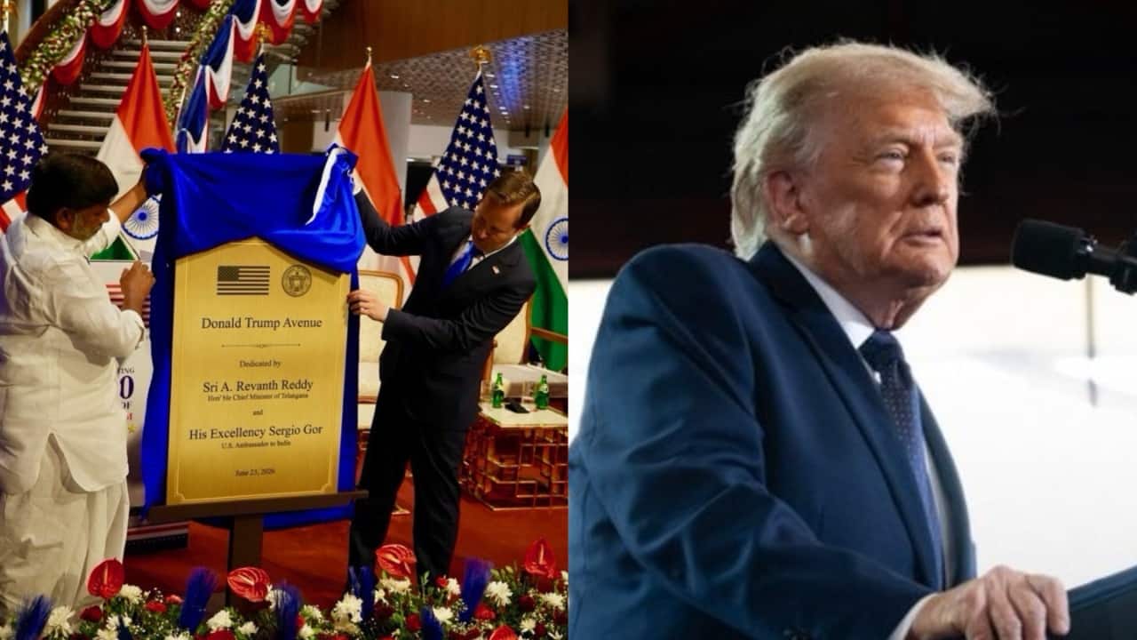 US President thanks India after Hyderabad road renamed `Donald Trump Avenue`