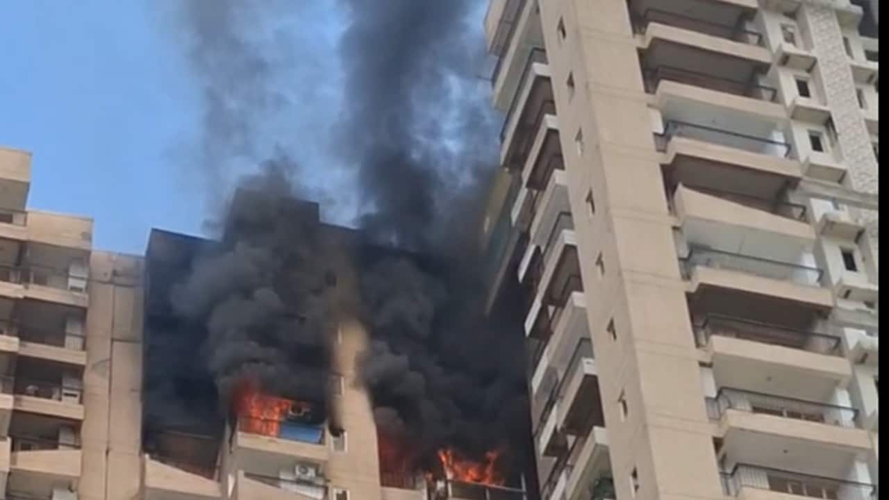 Fire breaks out on 22nd floor in Noida`s Aranya society; AC blast suspected