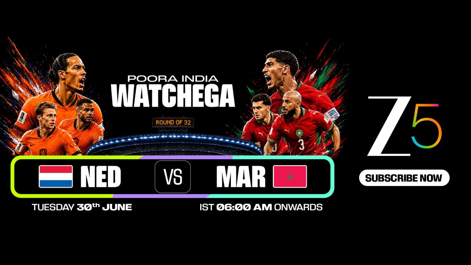 FIFA World Cup 2026 round of 32 Live Streaming: When and where to watch Brazil vs Japan, Germany vs Paraguay, Netherlands vs Morocco in India