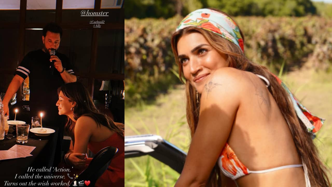 Kriti Sanon shares emotional BTS moment with Homi Adajania after Cocktail 2 release