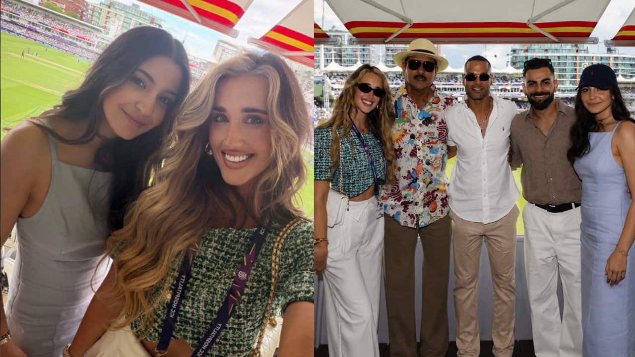 In Pics: Sophie Dhawan shares star-studded Lord's photos with Virat Kohli, Anushka Sharma and Ravi Shastri