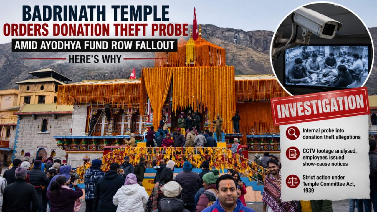 Badrinath Temple orders donation theft probe amid Ayodhya fund row fallout | Here`s why