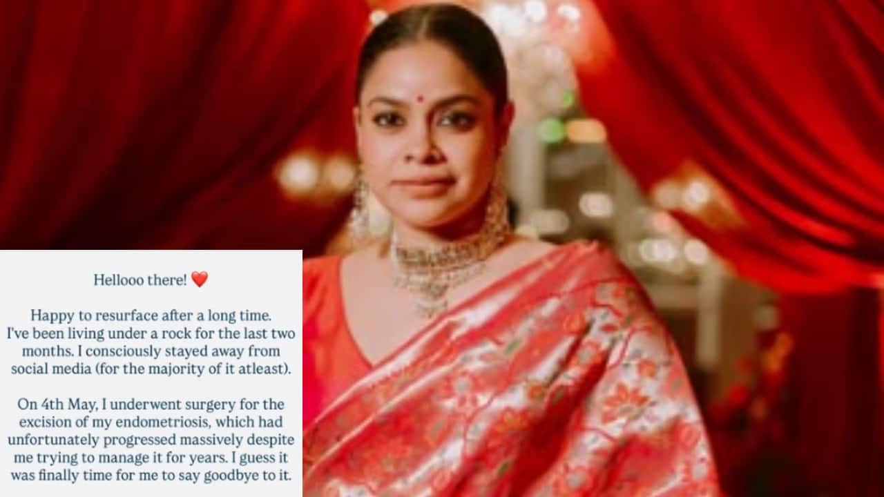 Sumona Chakravarti reveals she underwent Endometriosis surgery, opens up about her recovery journey