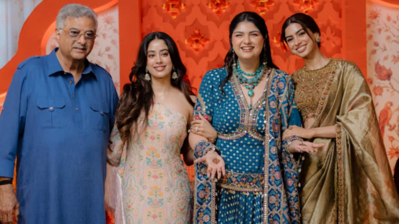 Anshula Kapoor's wedding festivities begin: Janhvi and Khushi Kapoor host intimate mehendi ceremony for sister