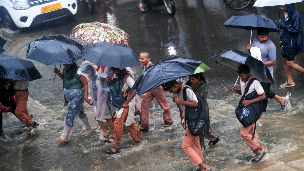 Mumbai Rain: Schools and colleges shut on Monday as IMD issues orange alert