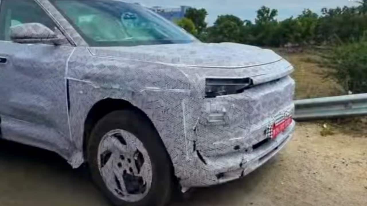 Mahindra BE 7 spotted testing: Everything we can tell from the camouflaged test mule