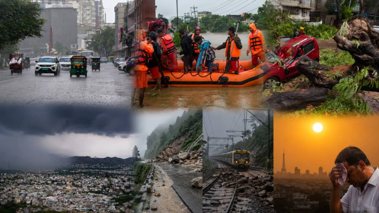 Monsoon mayhem: 13 dead, major highways paralysed; Delhi flirts with 50°C heat index