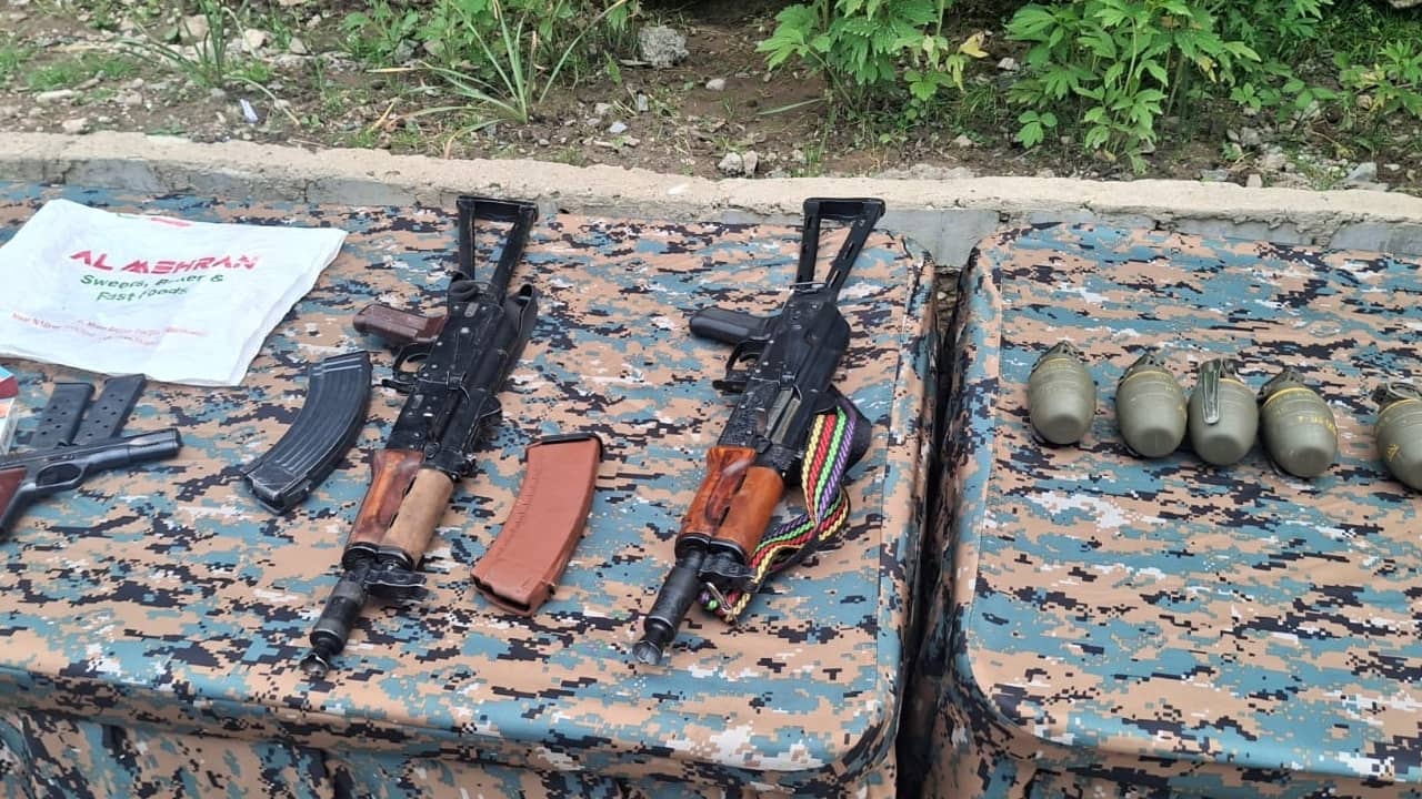 Terrorist infiltration bid foiled along LoC in Uri sector of north Kashmir; huge cache of arms and ammunition recovered