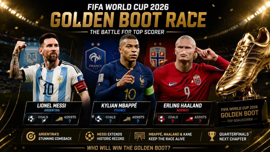 FIFA World Cup 2026 Golden boot race: Who leads the Top scorers after ...
