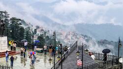 Himachal: IMD forecasts heavy rain, landslide risks in Shimla, Kullu & Mandi